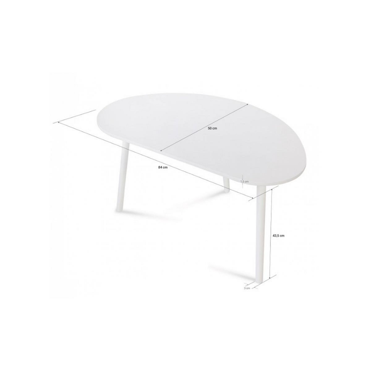 HomeStyle4U Table Basse Scandinave en Bois de Pin Blanc - Élégance et Fonctionnalité