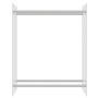 Voir la diapositive 3 : VIDAXL Portant de bois chauffage Transparent 80x35x100 cm Verre trempe