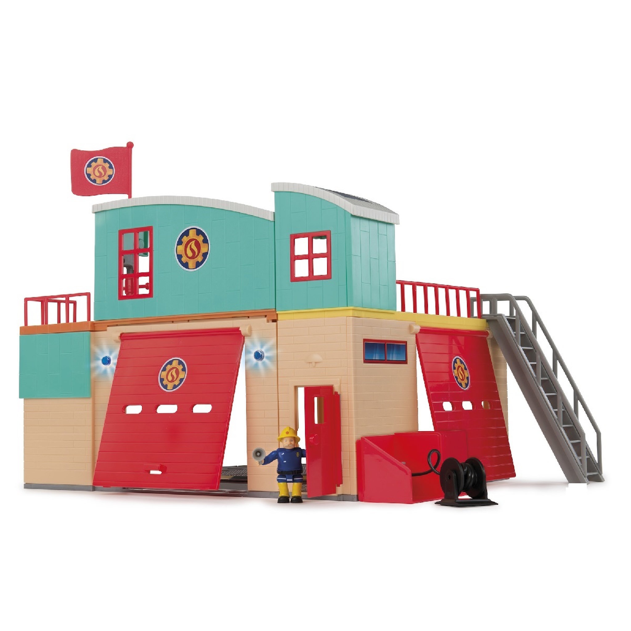 Voir la diapositive 2 : SMOBY La caserne de pompier Pontypandy - Sam le Pompier