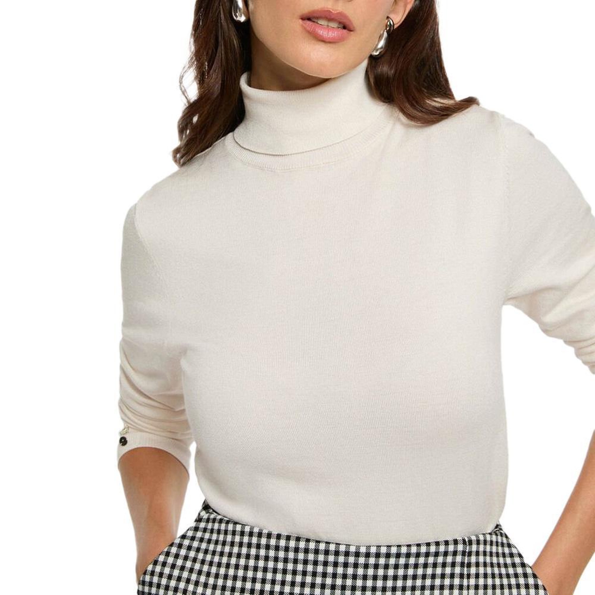 MORGAN Pull  Femme Morgan MFLORIA. Coloris disponibles : Blanc
