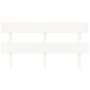 Voir la diapositive 3 : VIDAXL Tete de lit Blanc 164x3x81 cm Bois massif de pin