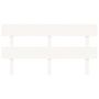 Voir la diapositive 3 : VIDAXL Tete de lit Blanc 164x3x81 cm Bois massif de pin