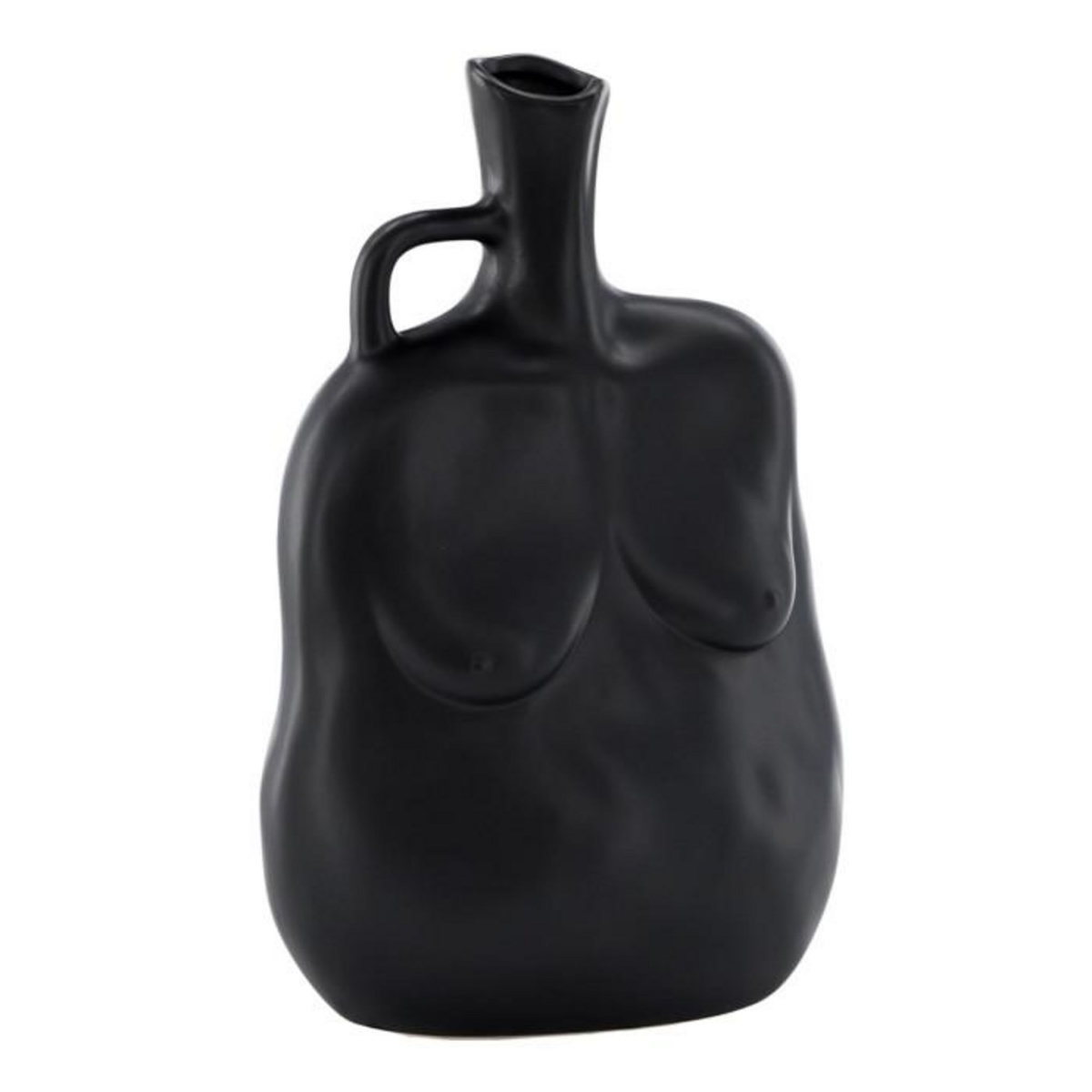 Paris Prix Vase Buste en Céramique  Conta  25cm Noir