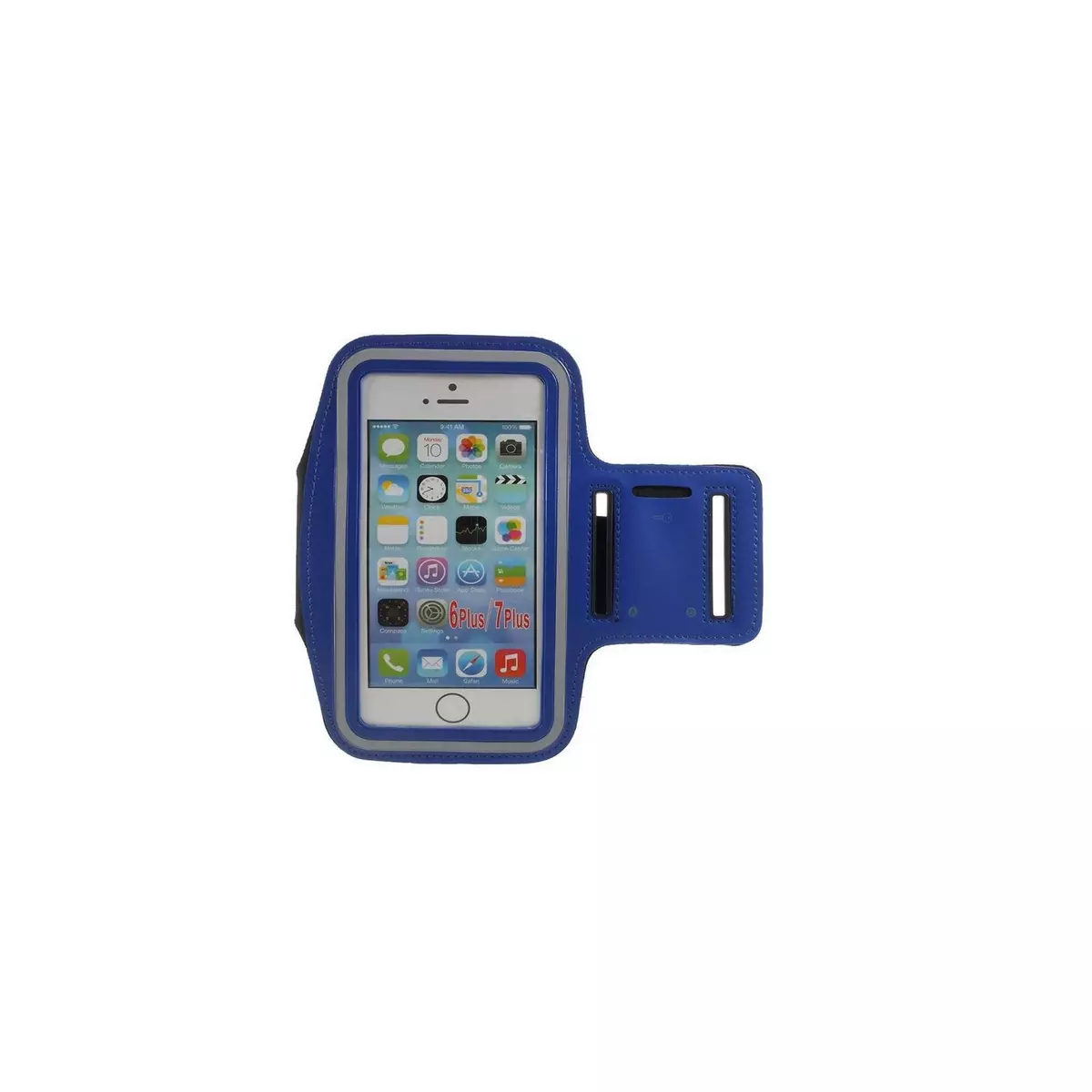 amahousse Brassard sport iPhone 8 Plus en néoprène bleu