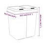 Voir la diapositive 6 : VIDAXL Poubelle double blanc 2x25 L