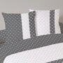 Voir la diapositive 2 : Dourev Housse de couette 240x220 CANDY DOTS + 2 taies 100% coton 57 fils