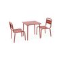 Voir la diapositive 1 : SWEEEK Salon de jardin enfant table et chaises métal Anna - 2 places, 48x48cm