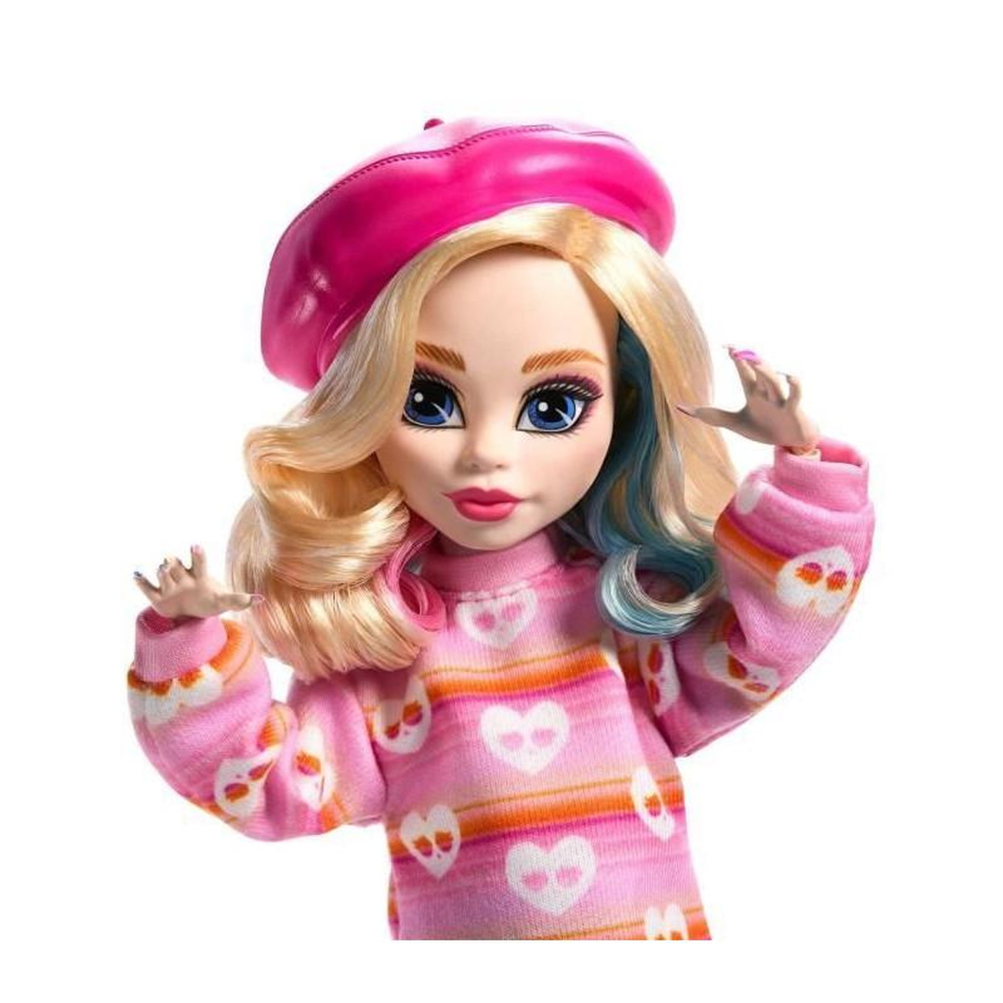 Voir la diapositive 5 : MONSTER HIGH Monster High-Enid Sinclair-Poupée en tenue rose avec accessoires - Monster High - HXJ05