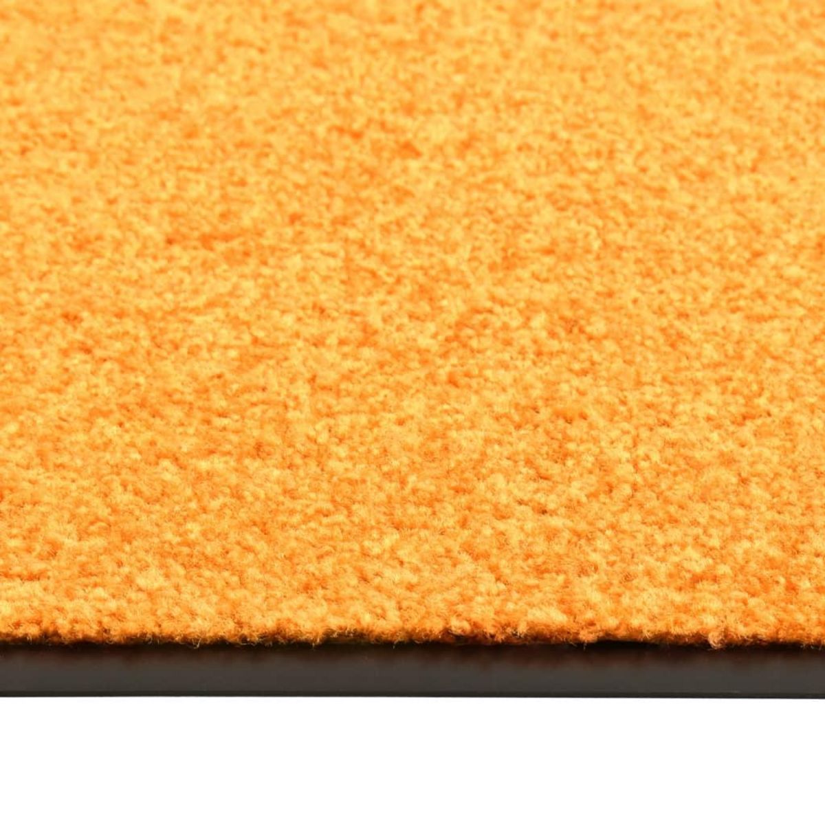 VIDAXL Paillasson lavable Orange 90x120 cm