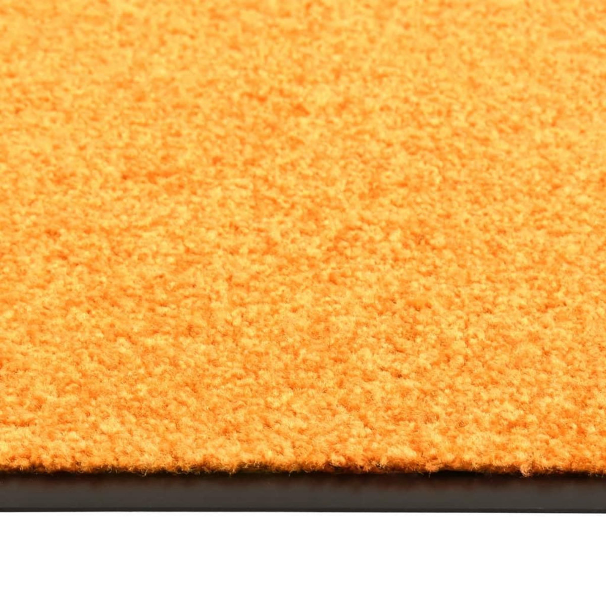 VIDAXL Paillasson lavable Orange 90x120 cm