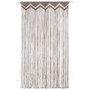 Voir la diapositive 2 : VIDAXL Rideau en macrame Taupe 140x240 cm Coton