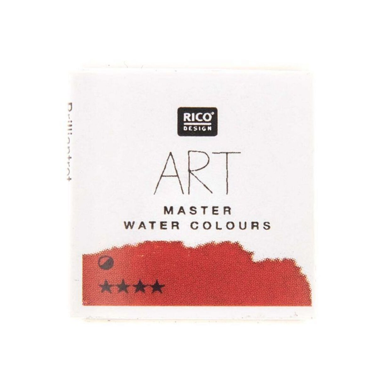 RICO DESIGN Peinture Aquarelle - Rouge brillant - 1/2 godet