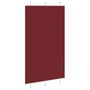 Voir la diapositive 3 : VIDAXL Store plisse rouge bordeaux 120x200 cm largeur du tissu 119,4cm