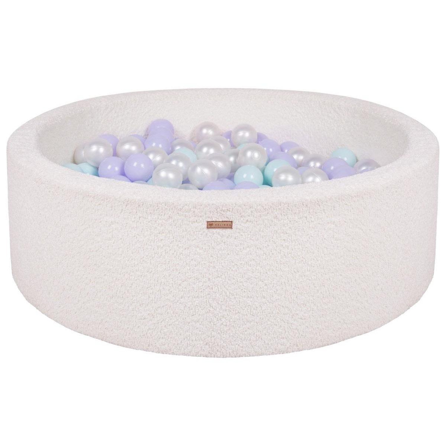 Piscine À Balles Velinda 300 Balles Diamètre 7 Cm Crème Polyester Bouclé - vue 2