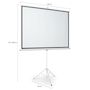 Voir la diapositive 4 : ID MARKET Ecran de projection 84 pouces avec support trépied hauteur réglable