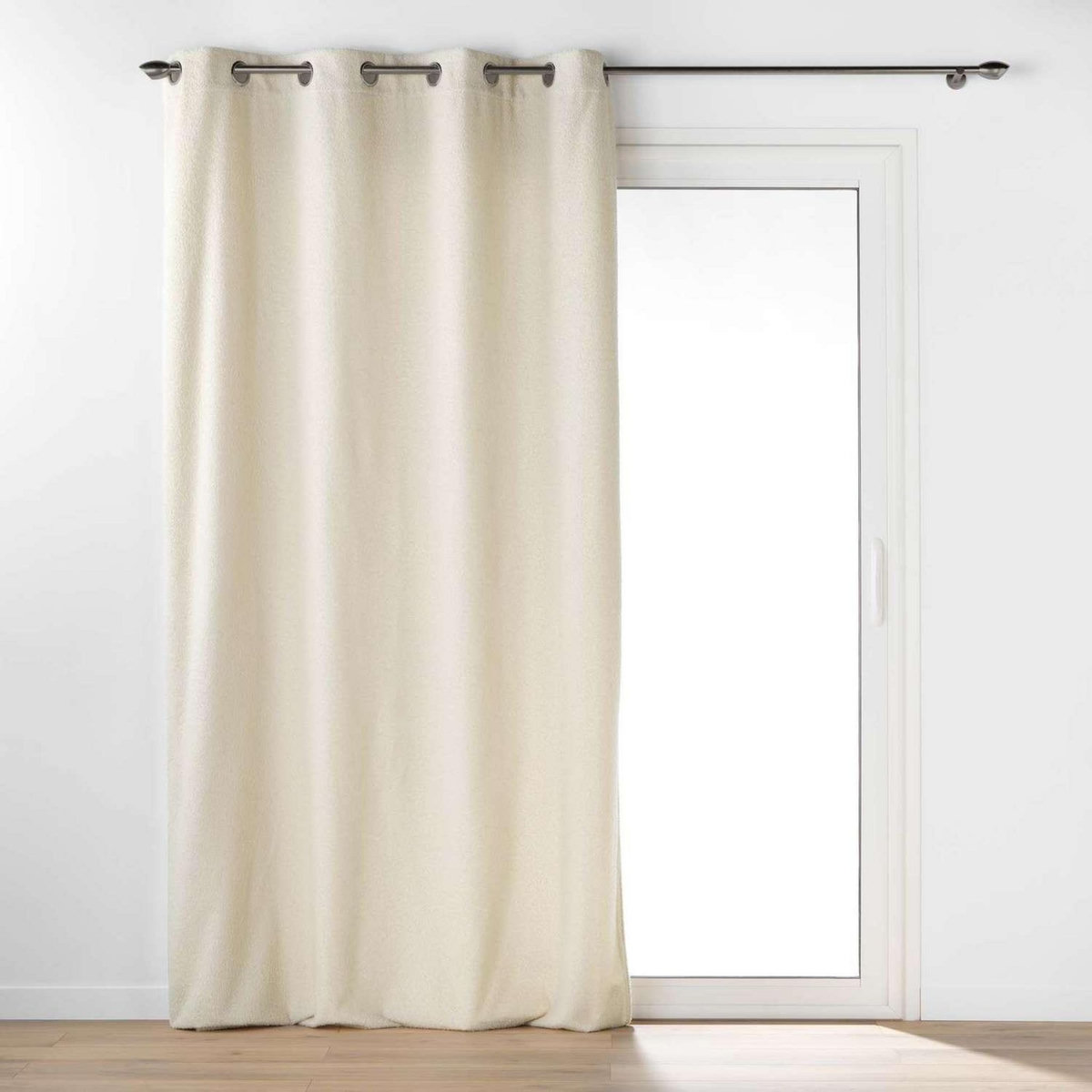 Douceur d'Intérieur Rideau à œillets BELI - Bouclette unie