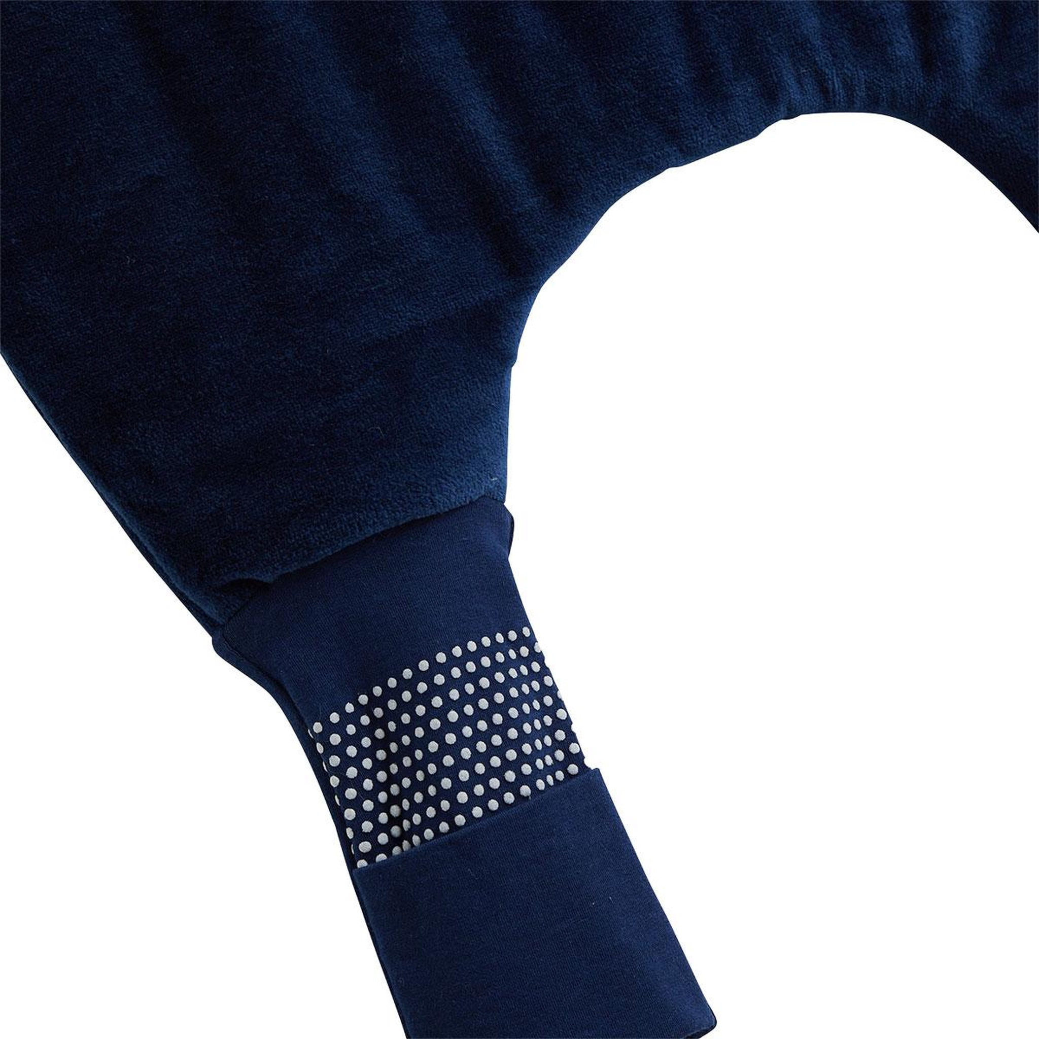 Voir la diapositive 4 : PETIT BEGUIN Turbulette d'hiver en velours avec pieds retroussables et manches amovibles ollie