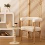 Voir la diapositive 4 : ATMOSPHERA Table d'Appoint Design  Chamlo  46cm Ivoire
