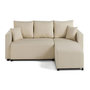 Voir la diapositive 1 : BEST MOBILIER Regala - canapé d'angle réversible - 4 places - convertible avec coffre - en tissu
