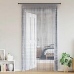 VIDAXL Rideaux a fils 2 pcs gris clair 100x250 cm