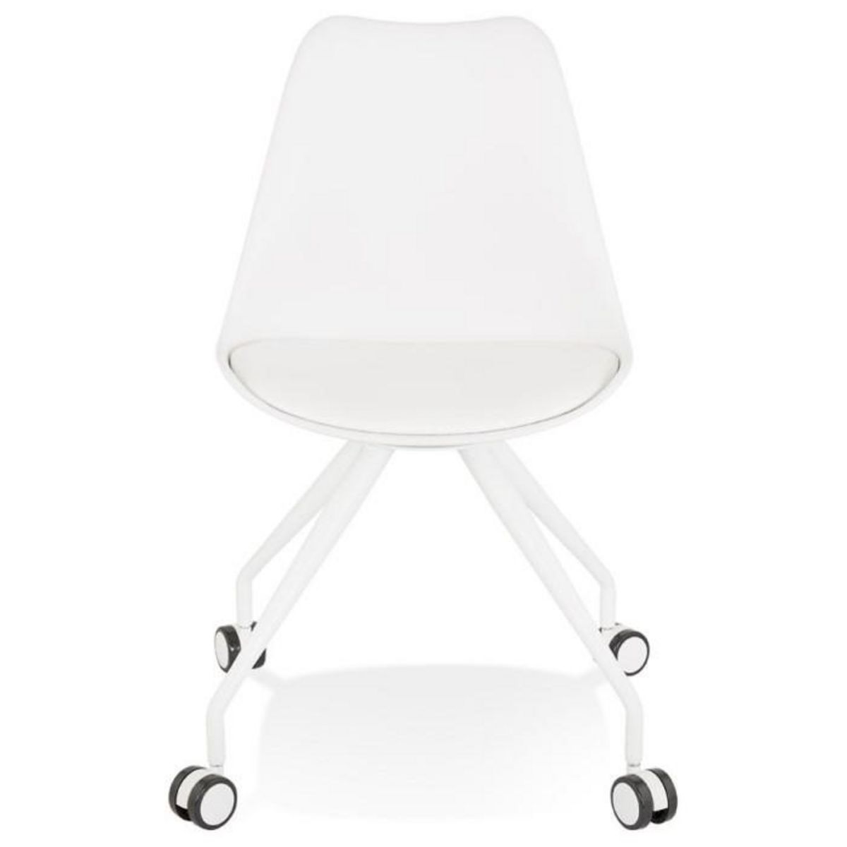 Paris Prix Chaise de Bureau Design  Laxina  92cm Blanc
