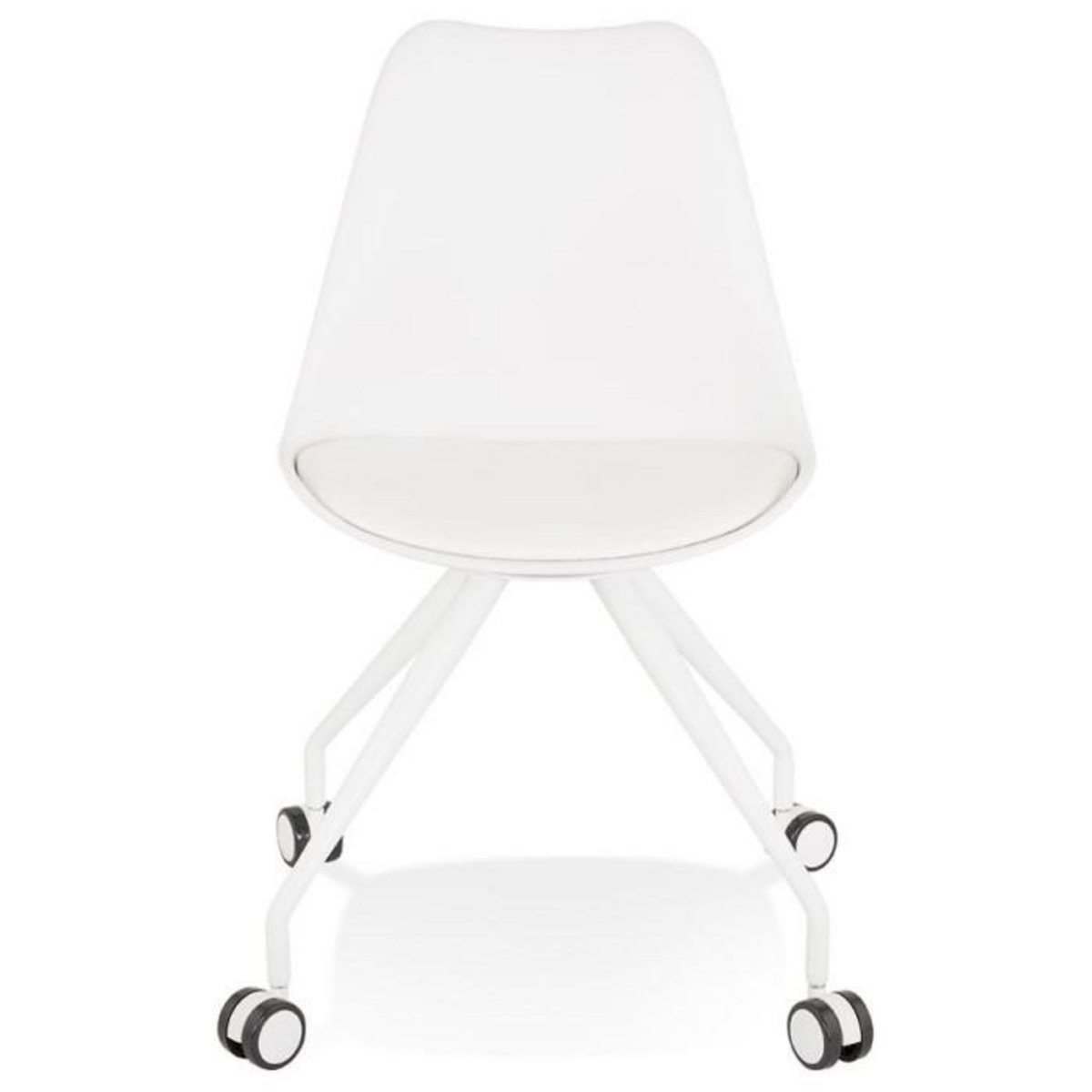 Paris Prix Chaise de Bureau Design  Laxina  92cm Blanc