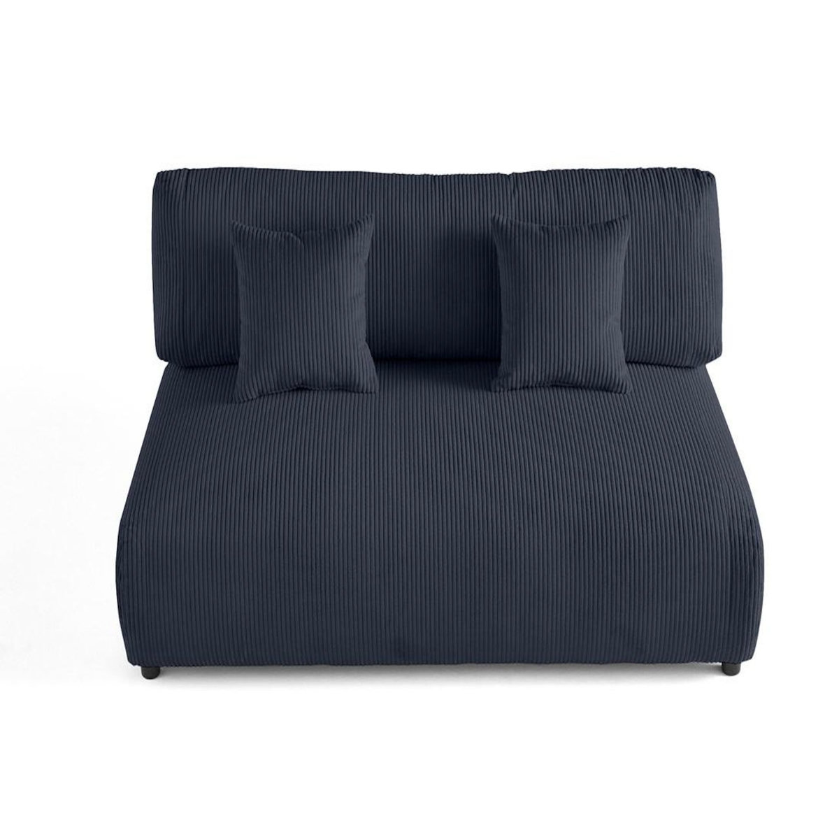 LISA DESIGN Garance - module d'assise 3 places - en velours côtelé