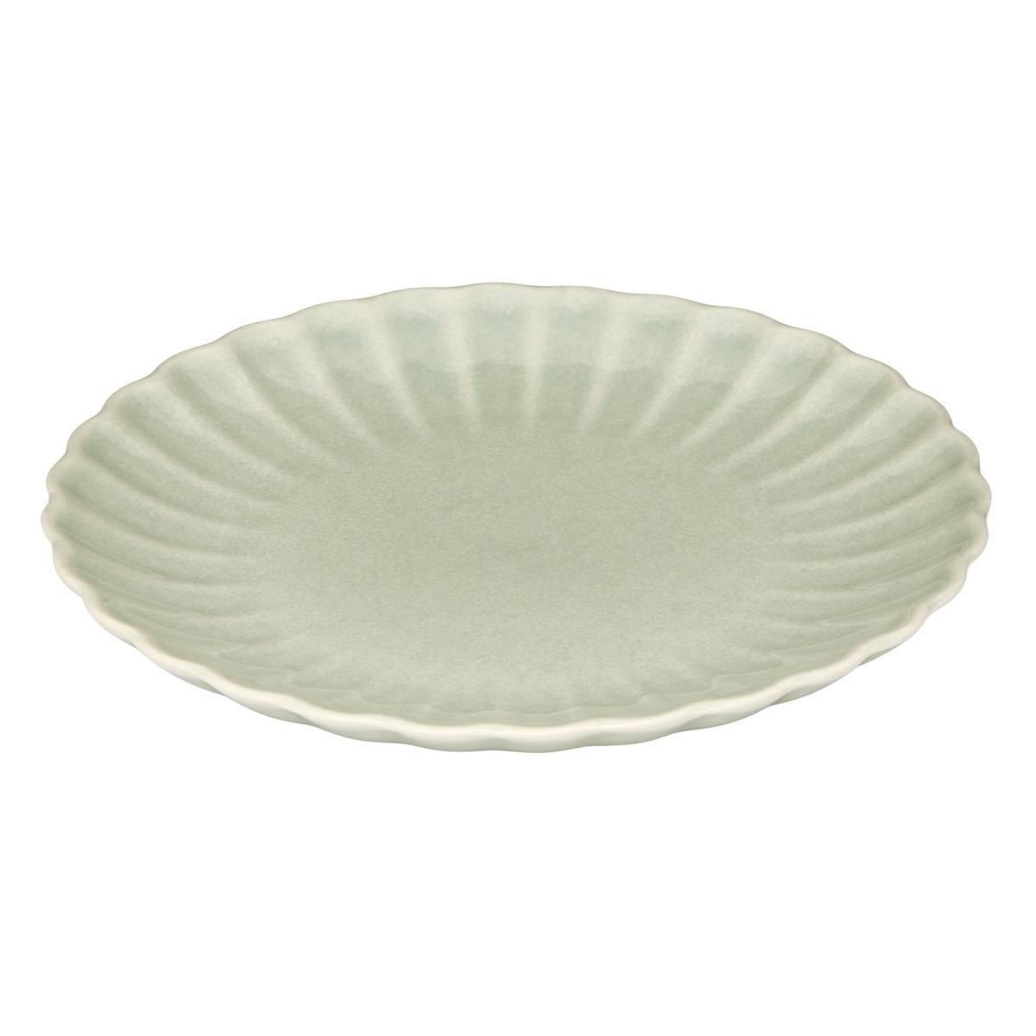 Voir la diapositive 2 : SECRET DE GOURMET Lot de 6 assiettes à dessert  romy  21cm vert