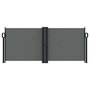 Voir la diapositive 3 : VIDAXL Auvent lateral retractable anthracite 100x1000 cm