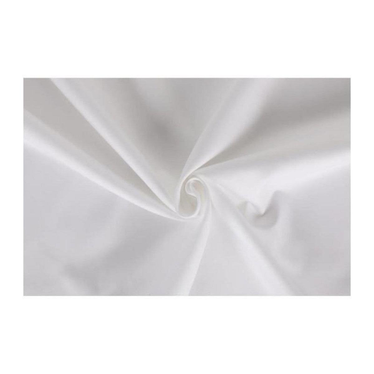 GENERIQUE Parure de lit - 129CTN63488 - 1 housse de couette 220 x 240 cm + 2 taies d'oreiller 60 x 60 cm - Satiné 100% coton - Blanc