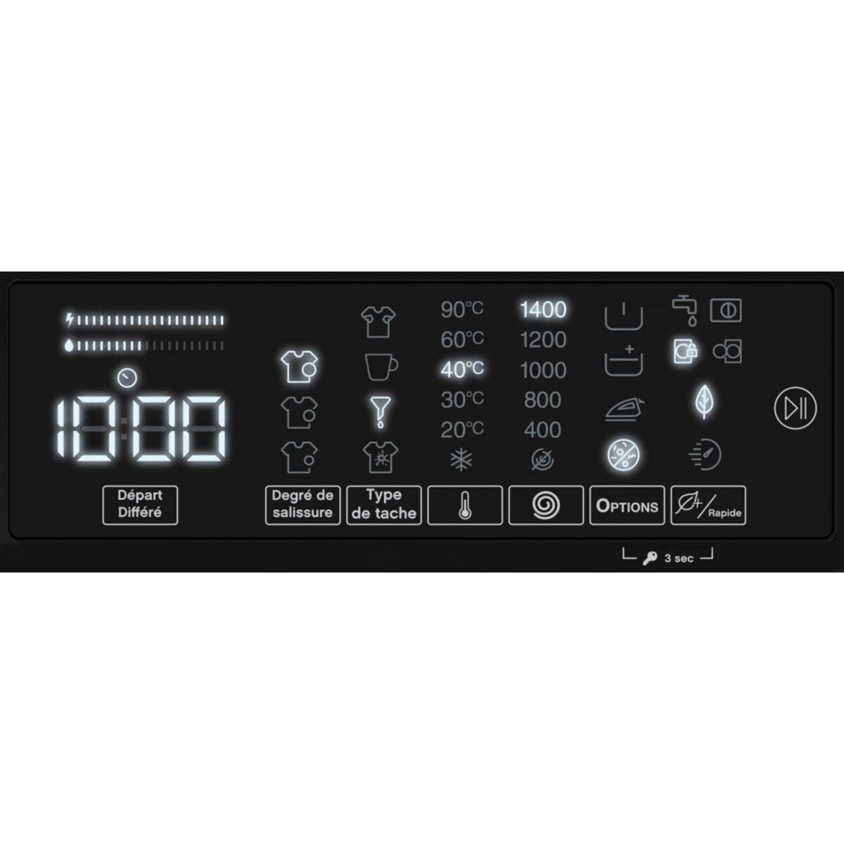 ESSENTIEL B Lave linge hublot encastrable EELF814-2b