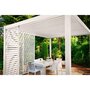 Voir la diapositive 1 : OMBREA Panneau brise-vue 1m blanc Aluminium pour pergola bioclimatique OMBREA®