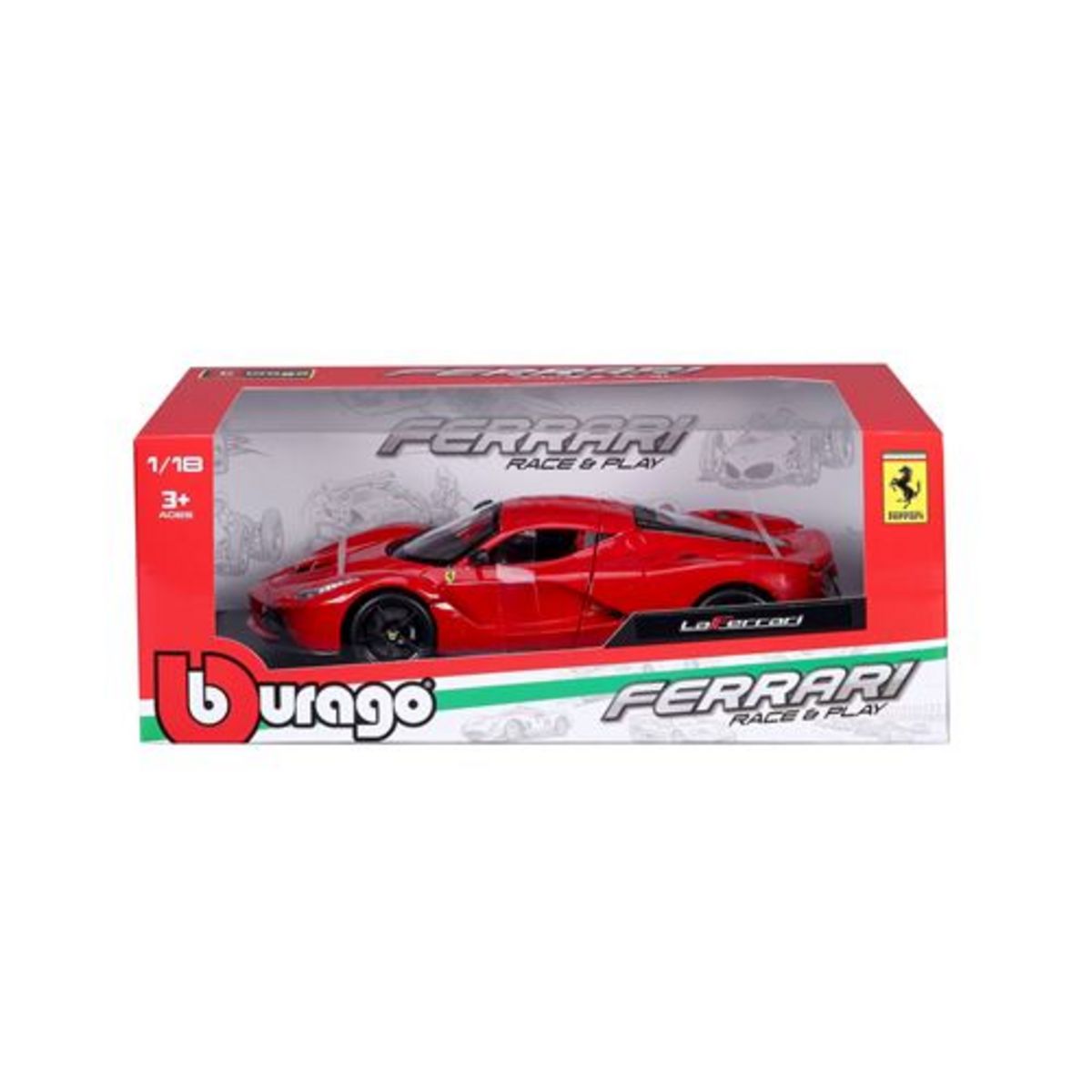BURAGO Voiture Bburago Ferrari à l&rsquo;échelle 1/18ème Rouge