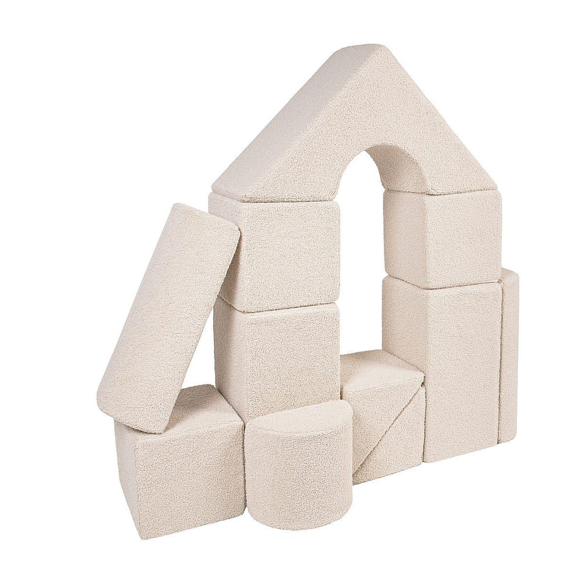 VELINDA 11 grands blocs mousse chateau cappuccino