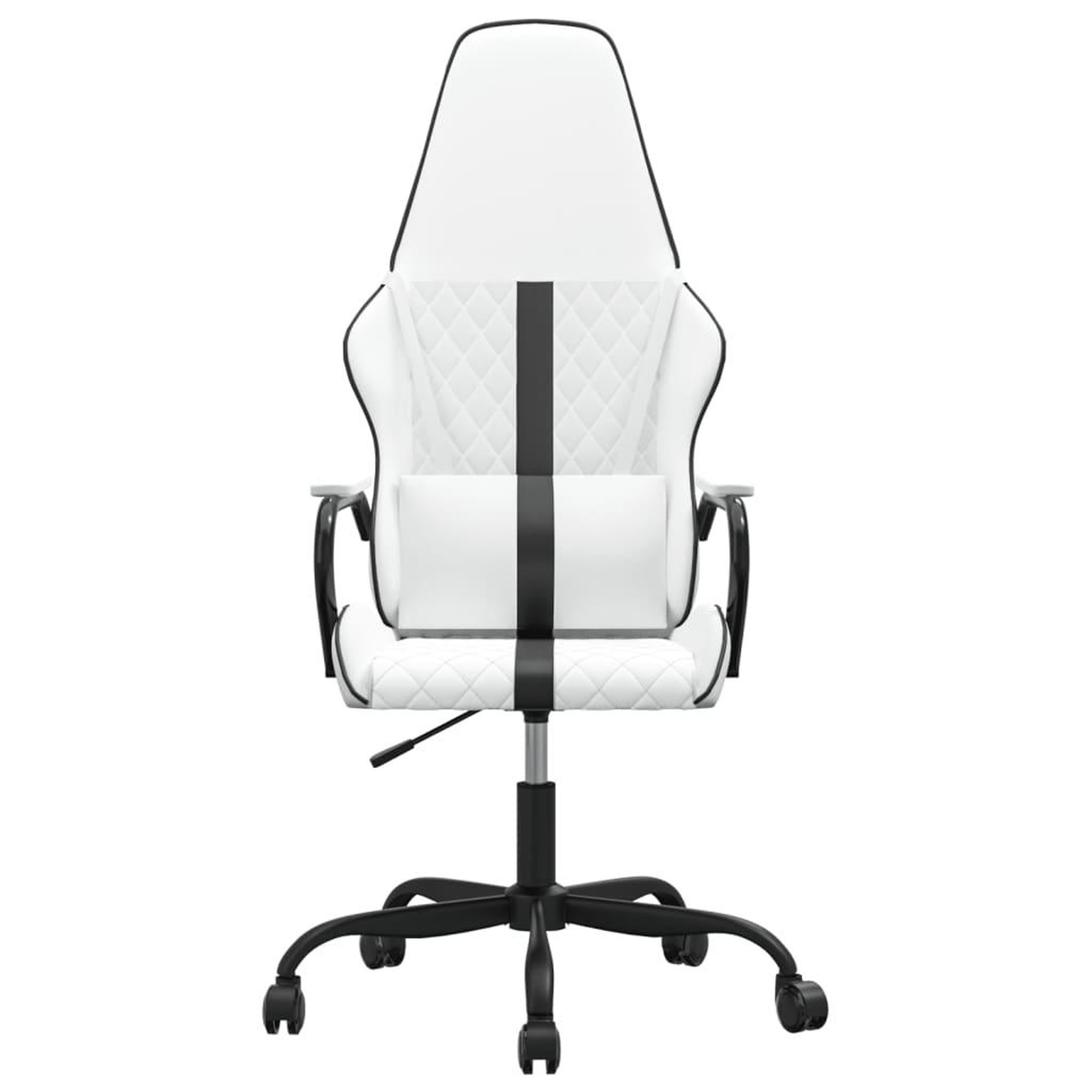 Voir la diapositive 3 : VIDAXL Chaise de jeu de massage Noir et blanc Similicuir