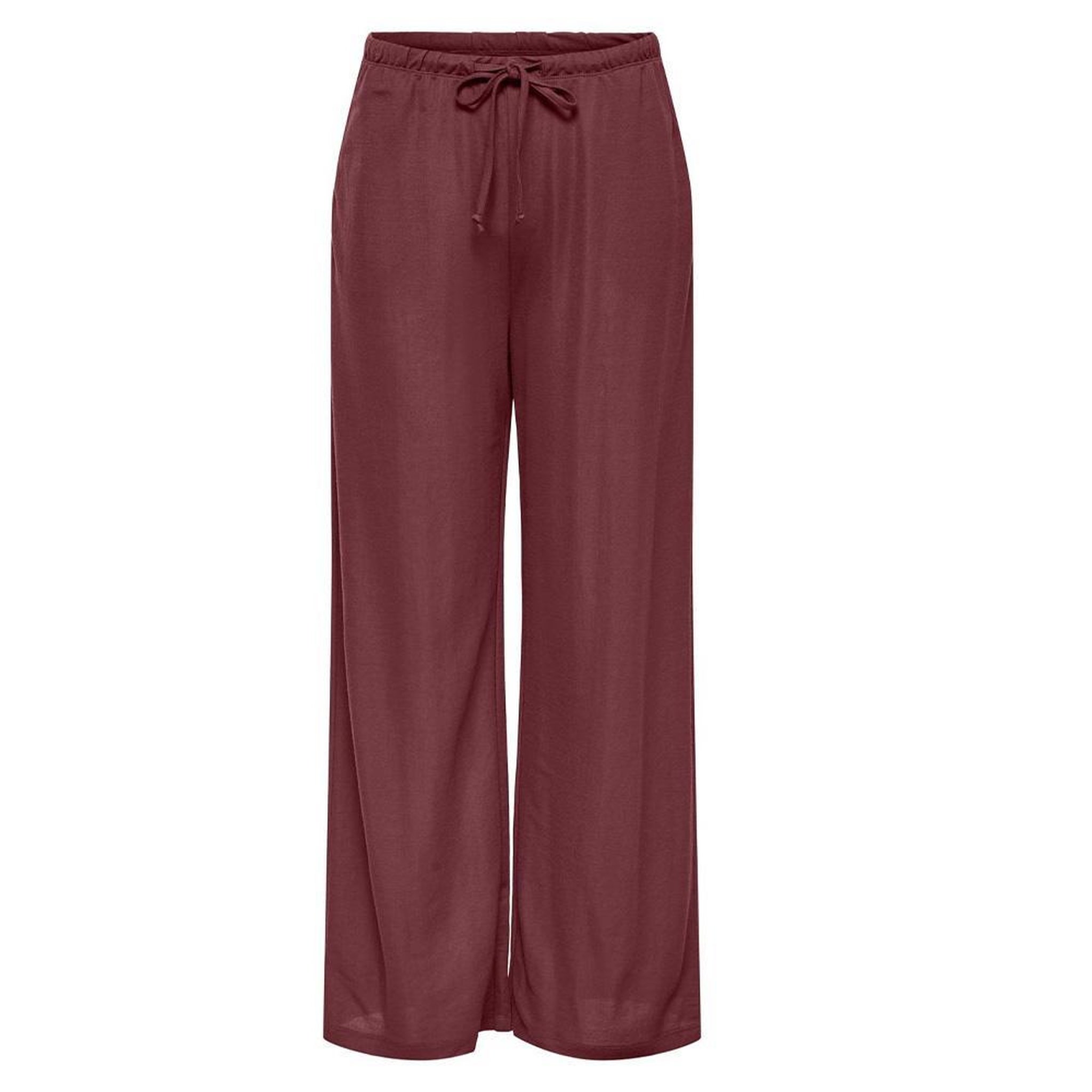 Voir la diapositive 1 : JACQUELINE DE YONG Pantalon fluide Rouge Femme JDY Leslie