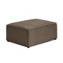 Voir la diapositive 3 : BEST MOBILIER Topaze - pouf - en tissu velours relief