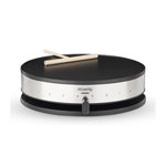 HKOENIG HKoeNIG KREP29 Crepiere 33cm - Temperature jusqua 230?C - 1300W - Revetement anti-adhesif - Temoin de chauffe - Bandeau Inox