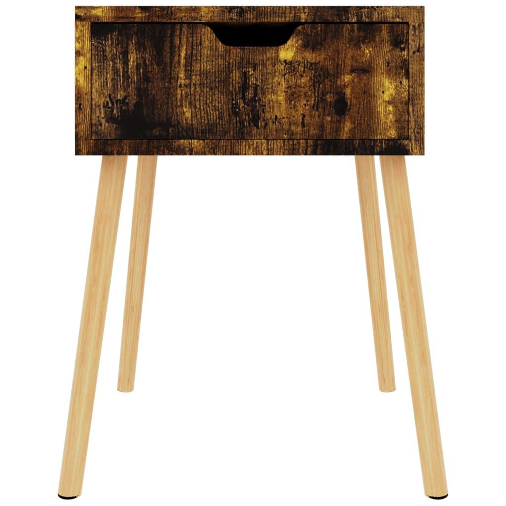 Voir la diapositive 3 : VIDAXL Tables de chevet 2 pcs Chene fume 40x40x56 cm Bois d'ingenierie