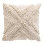 Voir la diapositive 1 : Paris Prix Housse de Coussin Tuftée  Sheny  40x40cm Naturel