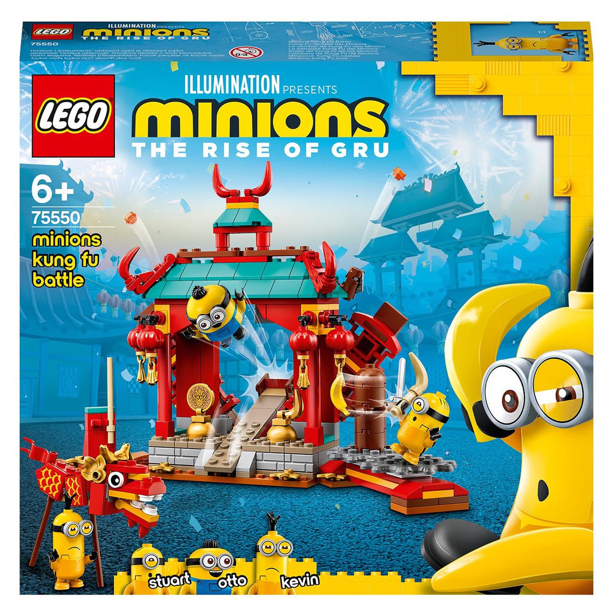 Voir la diapositive 1 : LEGO Minions 75550 - Minions Combat de kung-fu des Minions