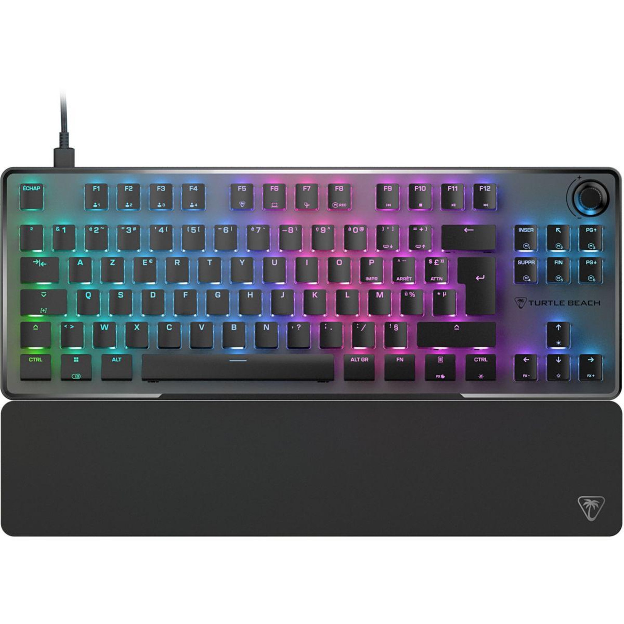 Voir la diapositive 3 : Turtle Beach Clavier gamer Vulcan II TKL Pro Noir Lin
