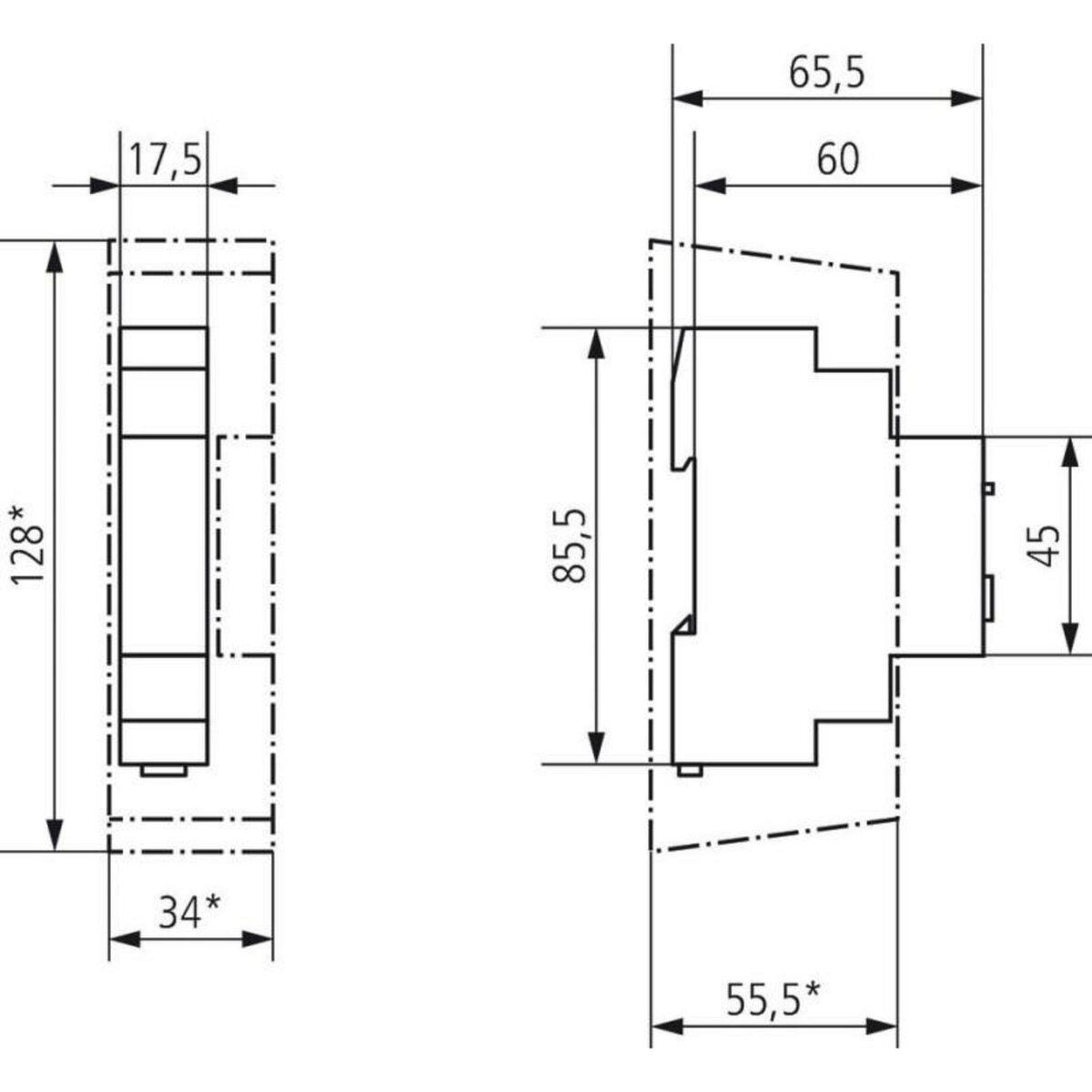 THEBEN Horloge programmable digitale TR 608 TOP2 S THEBEN 6080101