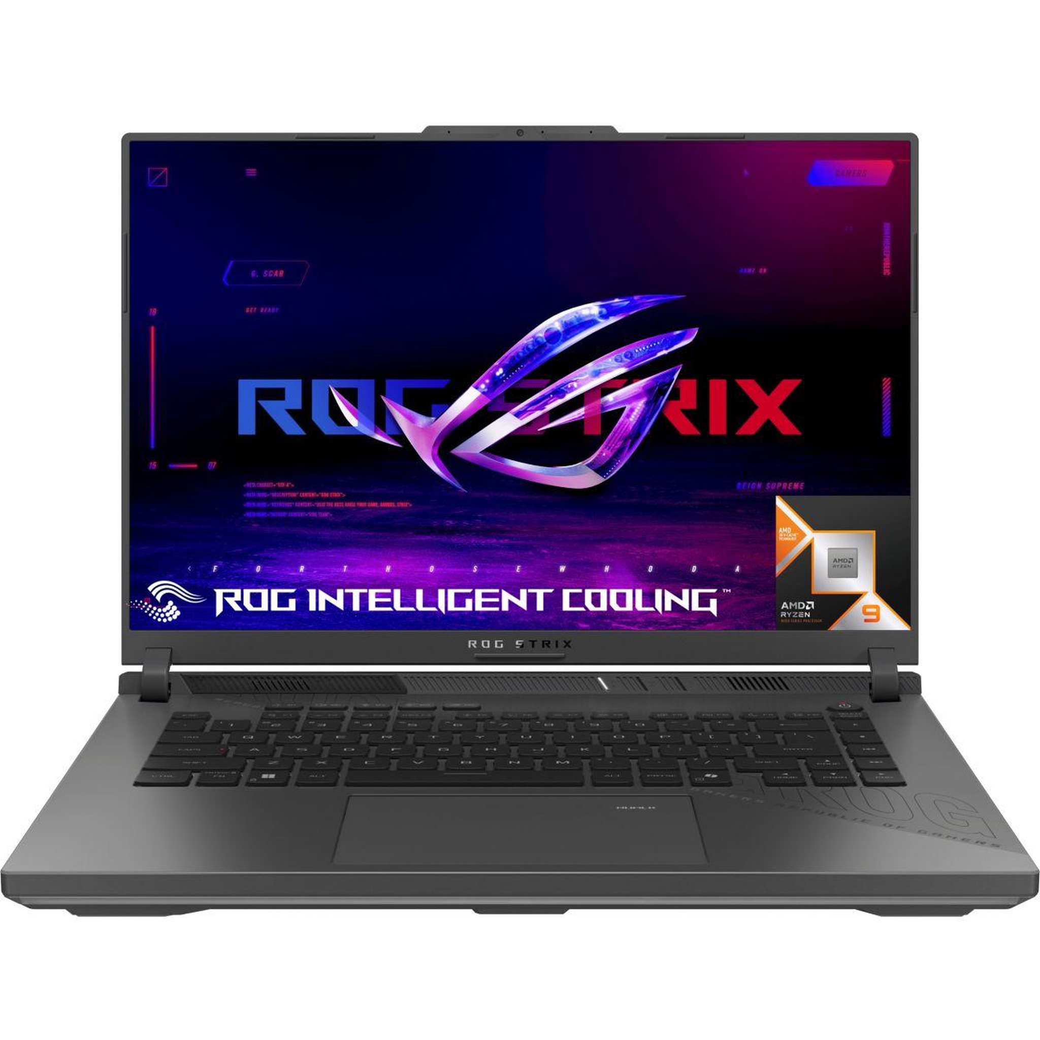 Voir la diapositive 1 : ASUS PC Gamer Rog Strix 16  WQXGA 240Hz AMD Ryzen 9 8940HX Nvidia GeForce RTX 5070 32 Go RAM DDR5 SSD 1 To G16