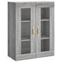 Voir la diapositive 2 : VIDAXL Armoire murale sonoma gris 69,5x34x90 cm