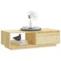 Voir la diapositive 4 : VIDAXL Table basse 110x50x33,5 cm bois de sapin massif