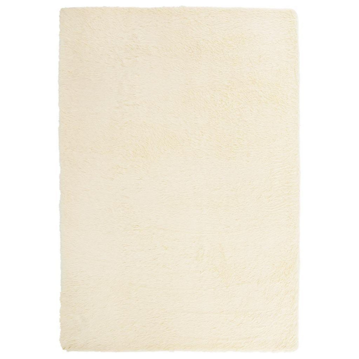 VIDAXL Tapis Shaggy a poils longs NAVARRA creme 160x230 cm polyester