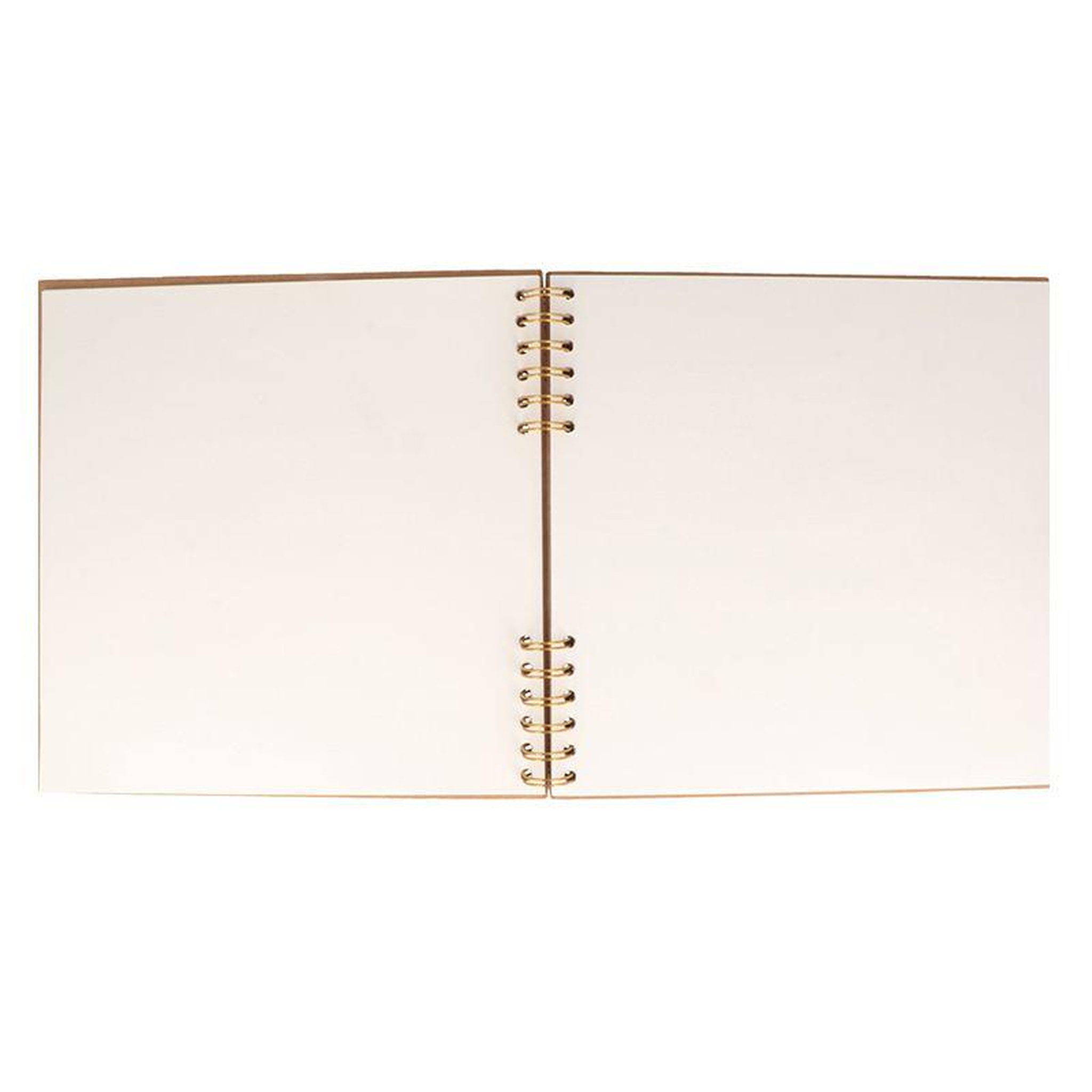 Voir la diapositive 3 : Artemio Album kraft à spirale 40 pages blanches 25 x 25 cm