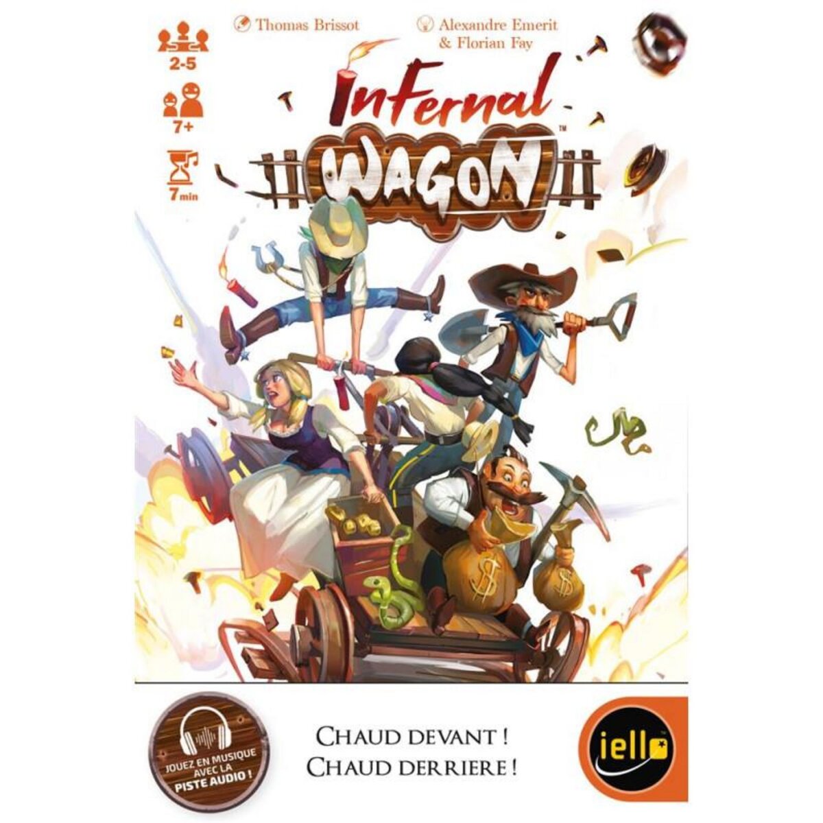 Iello Jeu d ambiance Iello Infernal Wagon