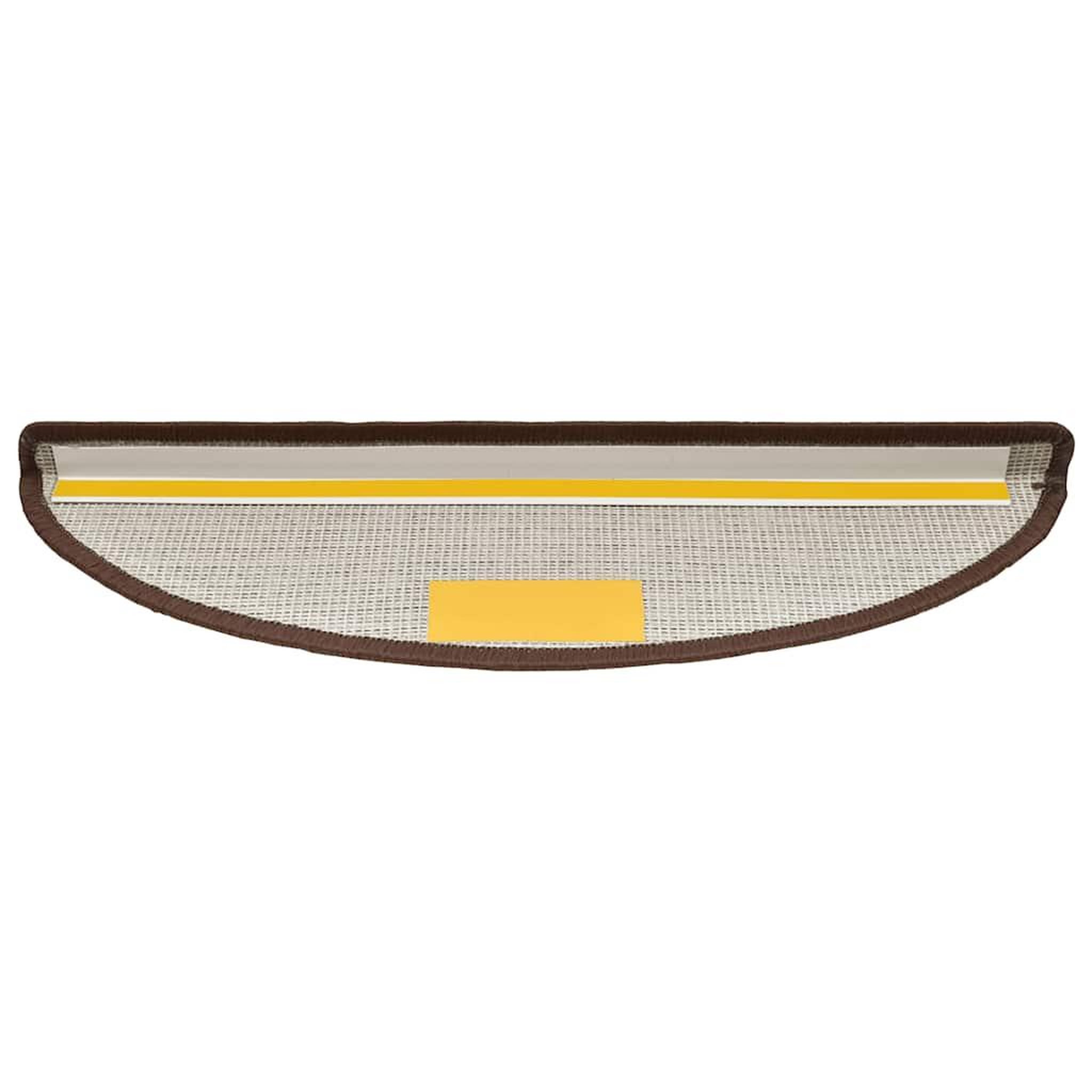 Voir la diapositive 4 : VIDAXL Tapis d'escalier 20 pcs marron cafe 56x17x3 cm